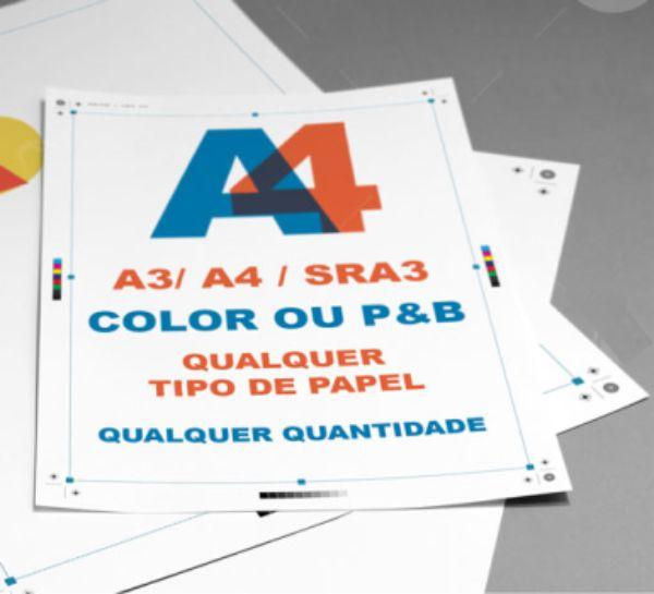 Impressão Colorida A4 Em Papel Sulfite 21x297cm Papel Sulfite Max Gráfica Digital Soluções 6354